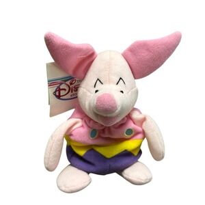 Disney Store Piglet Easter Egg Plush Winnie the Pooh Stuffed Animal NWT